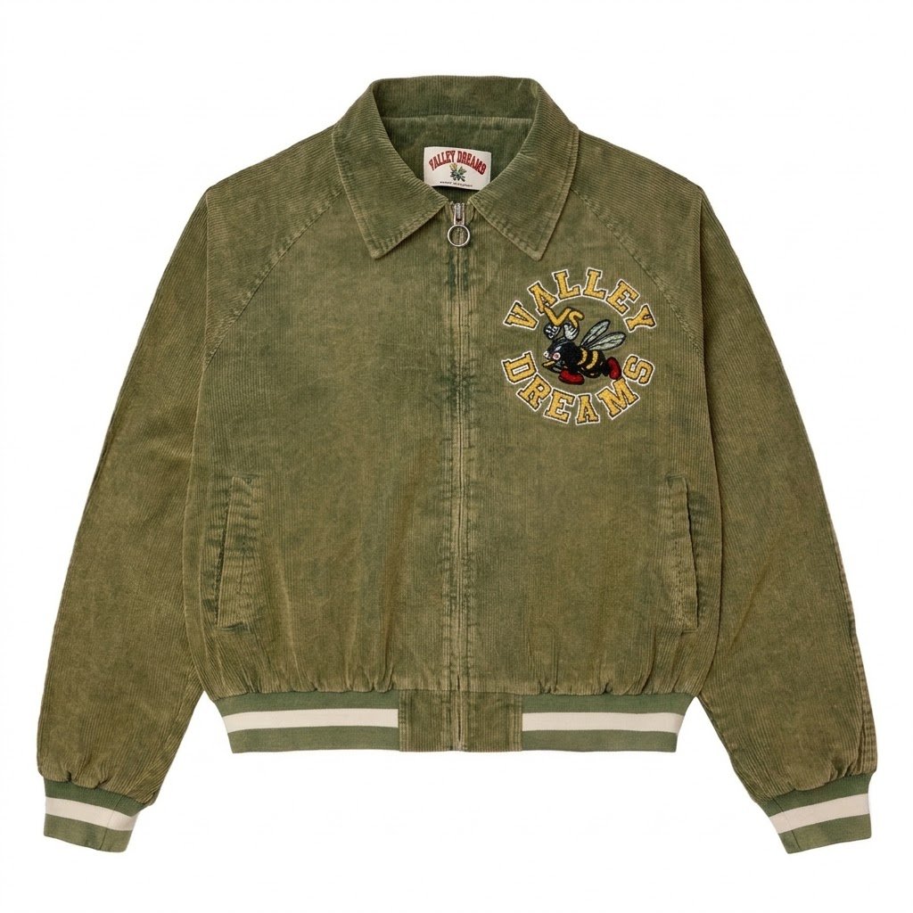 Valley Angry Bee Olive Jacket Valley Angry Bee Olive Jacket