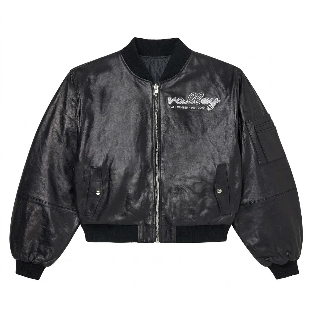 Valley 1999-2000 Leather Bomber Jacket